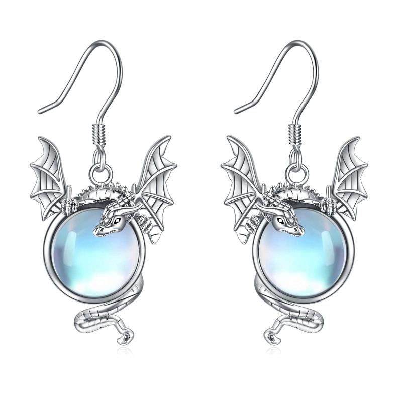 Brunhilde Earrings in Moonstone