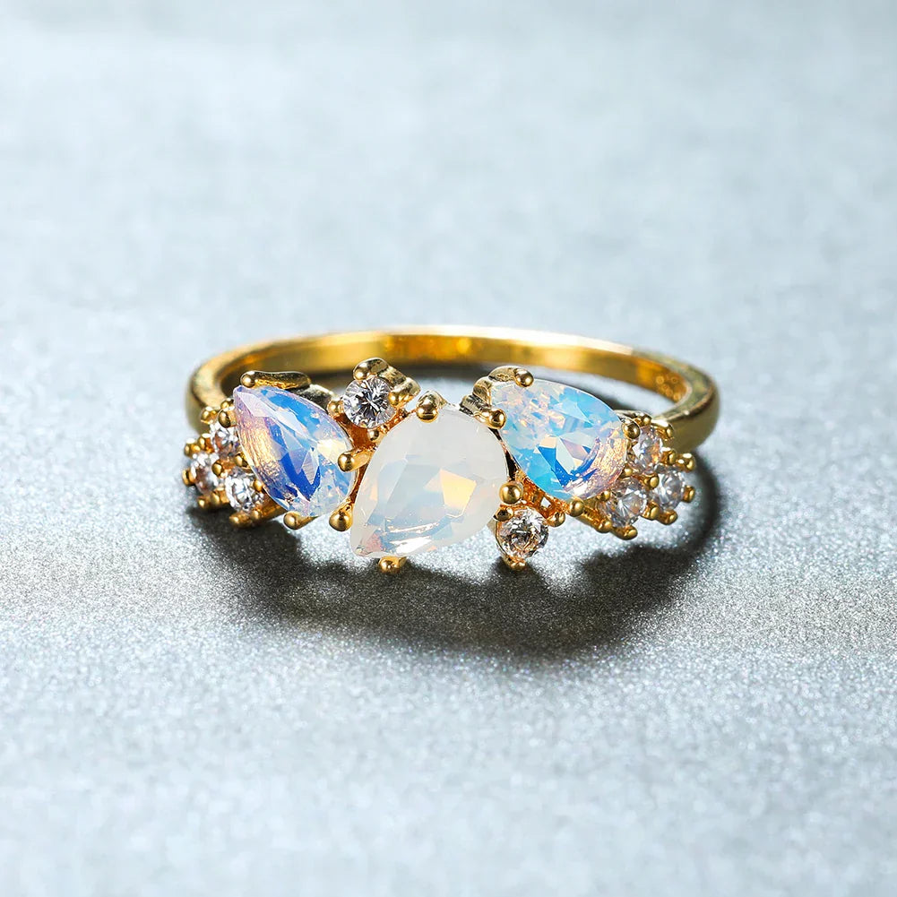 Brilliant Moonstone Ring