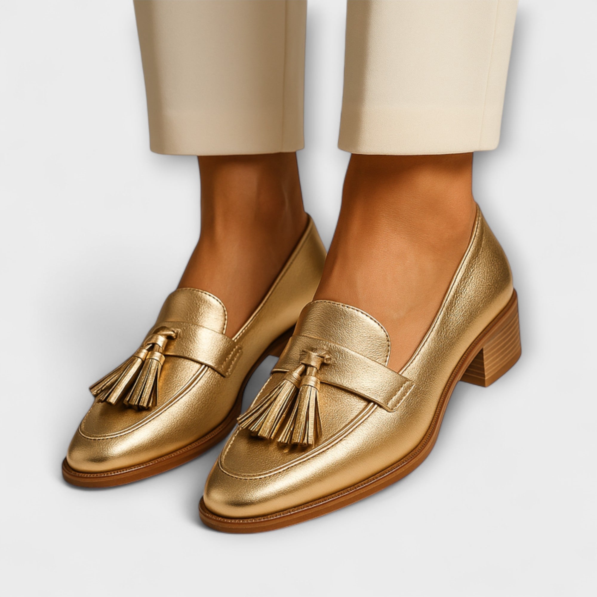 Celeste Loafers with Elegant Fringes