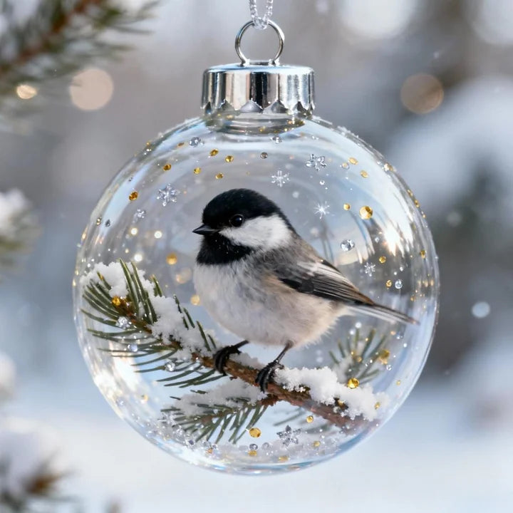 WinterWing | Collection of Glass Christmas Ornaments with Adorable Birds